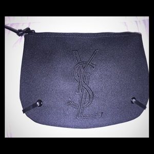 YSL Yves Saint Laurent Black Cosmetic Make Up Bag